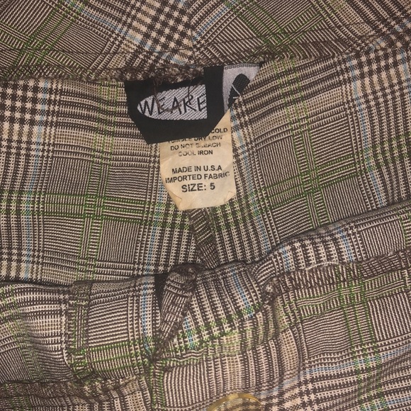 Plaid capri pants size 5 - Picture 3 of 3